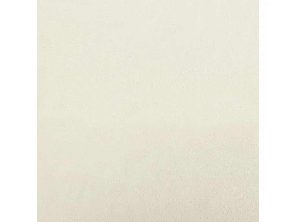 Grace  Hondenmand met verlengstuk 100x50x30 cm fluweel crèmekleurig