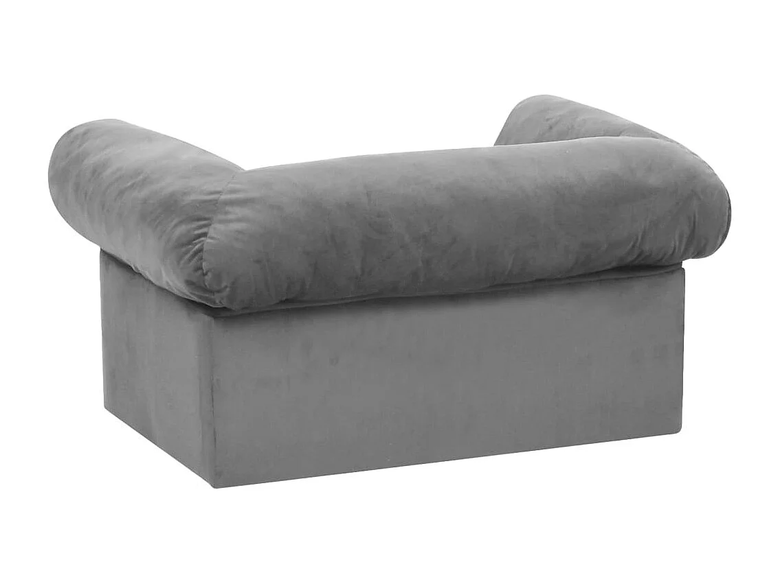 Mjorn  Canapé pour cen avec tiroir Gris 75x50x38 cm Peluche