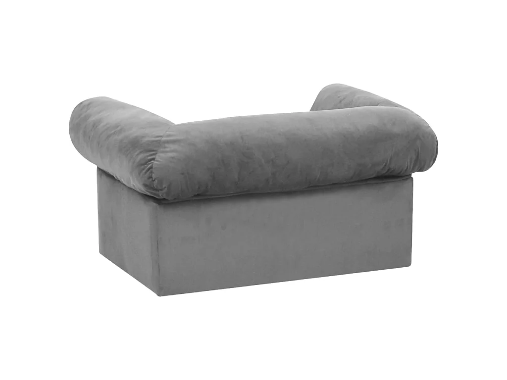 Mjorn  Canapé pour cen avec tiroir Gris 75x50x38 cm Peluche
