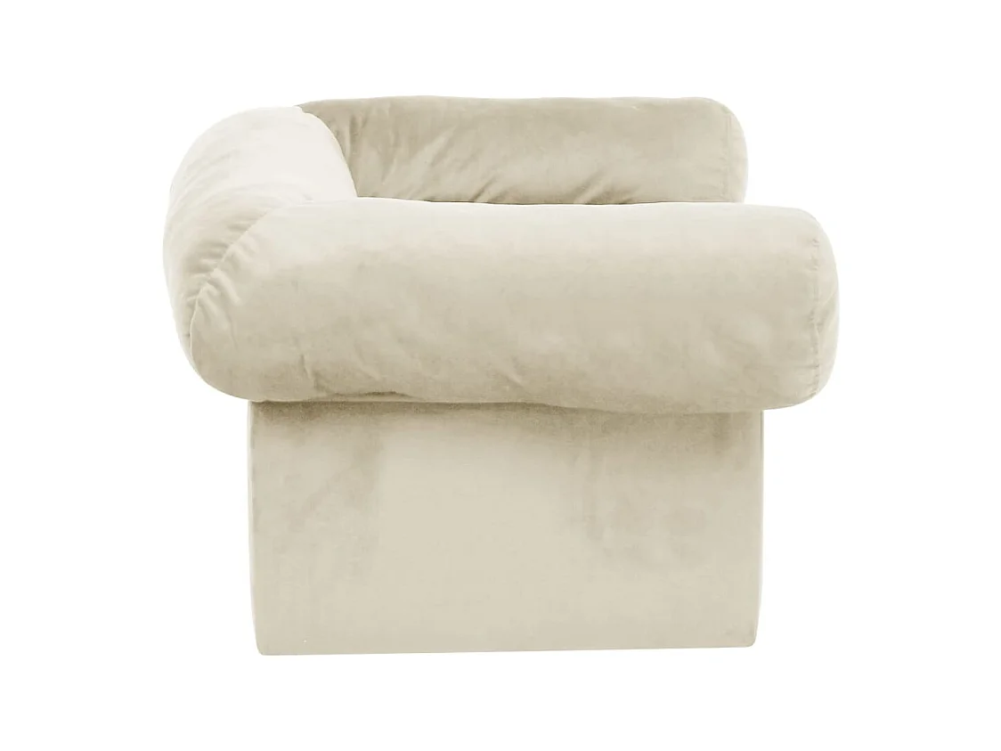 Mjorn  Canapé pour cen avec tiroir Crème 75x50x38 cm Peluche