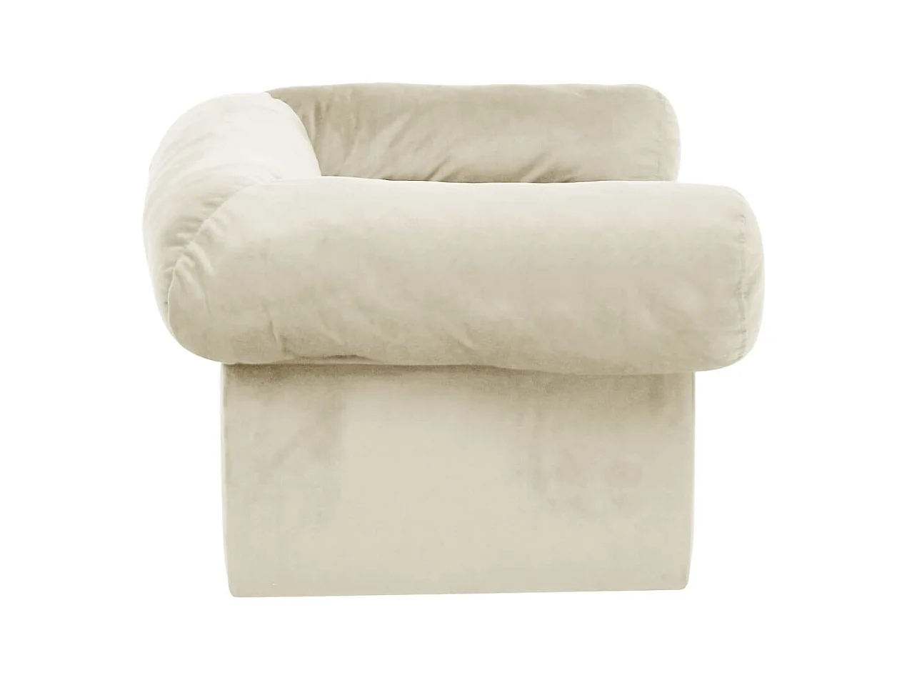 Mjorn  Canapé pour cen avec tiroir Crème 75x50x38 cm Peluche