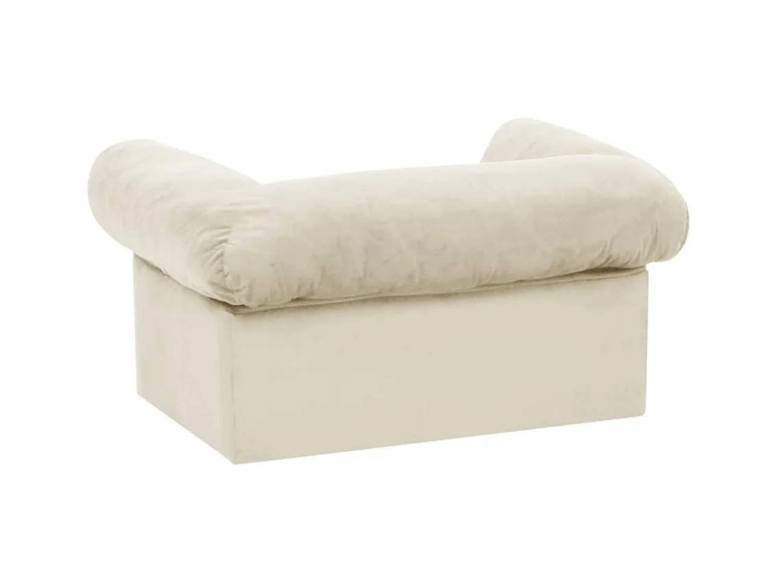 Mjorn  Canapé pour cen avec tiroir Crème 75x50x38 cm Peluche