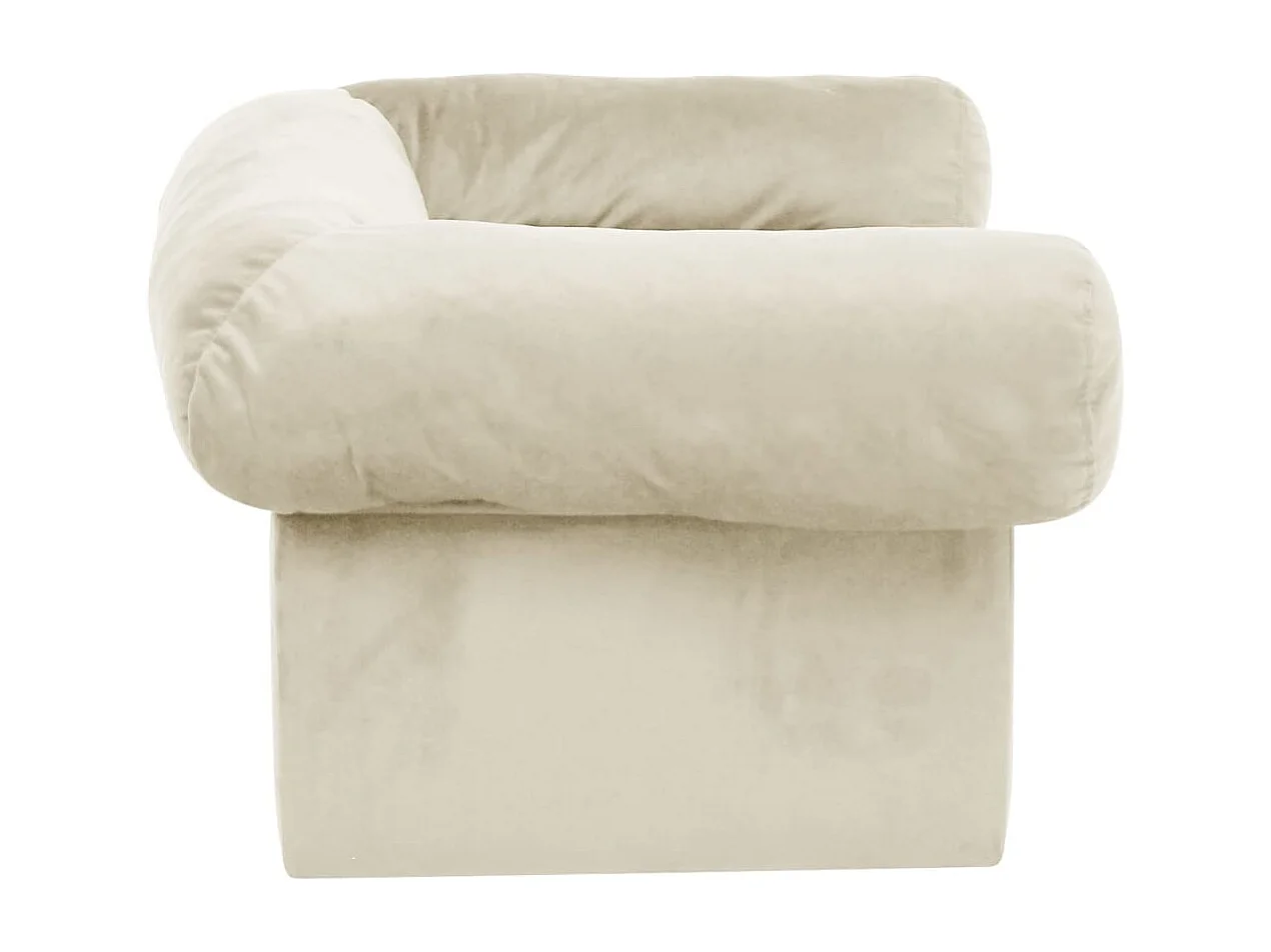 Mjorn  Canapé pour cen avec tiroir Crème 75x50x38 cm Peluche