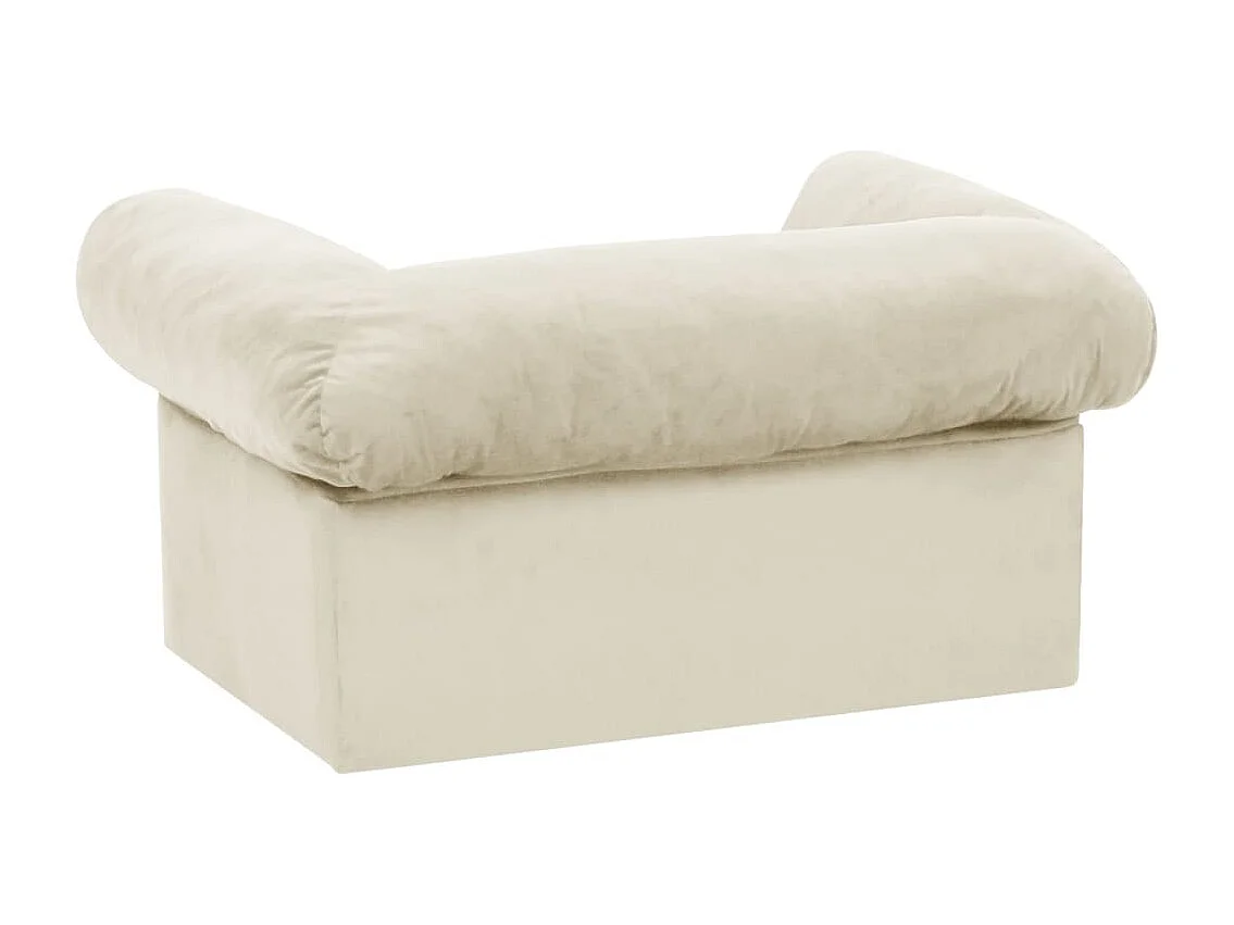 Mjorn  Canapé pour cen avec tiroir Crème 75x50x38 cm Peluche