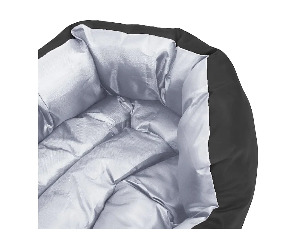 Iris Leigh  Coussin réversible lavable pour cen Gris et noir 65x50x20 cm