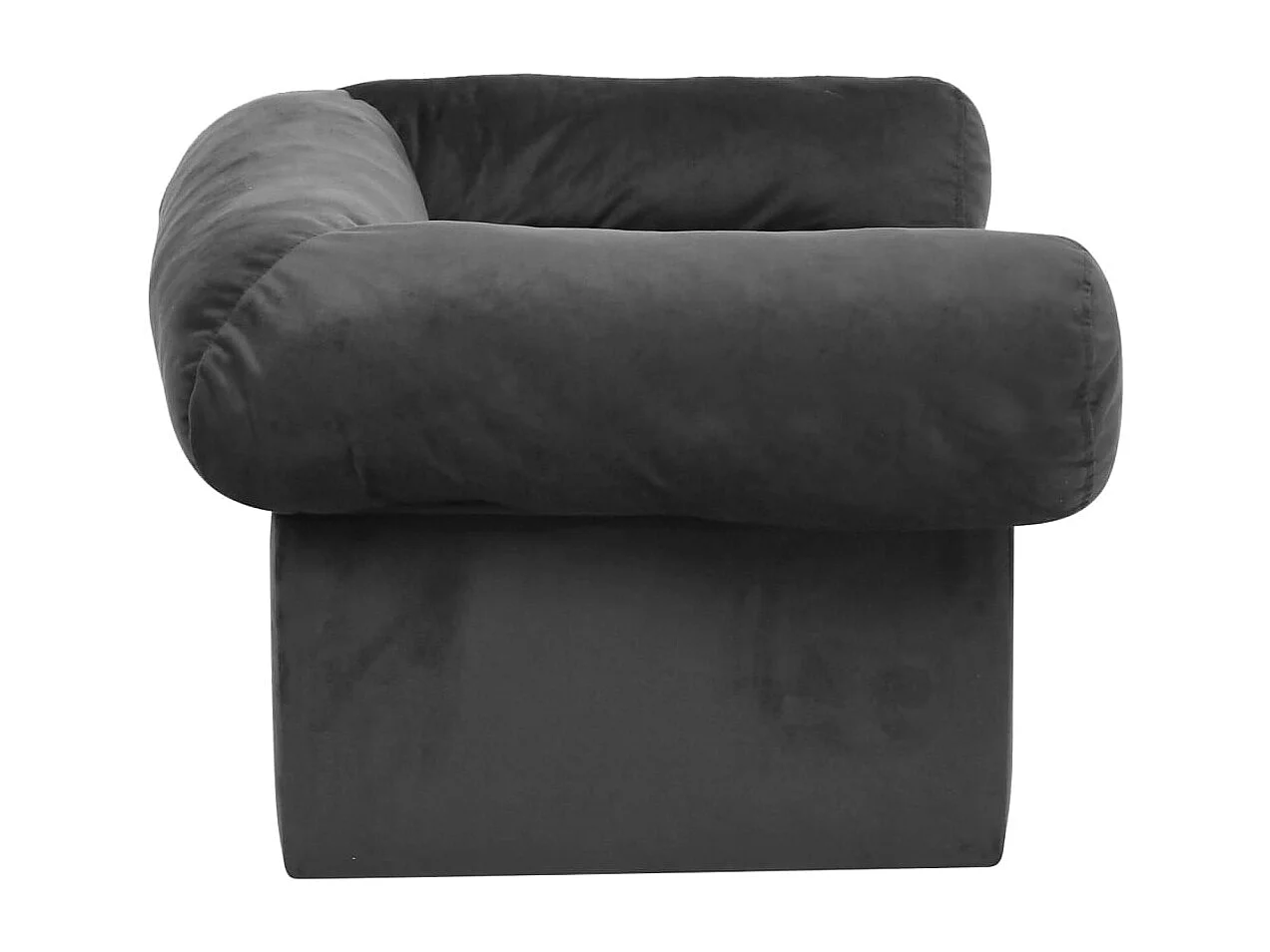 Mjorn  Canapé pour cen avec tiroir Gris foncé 75x50x38 cm Peluche