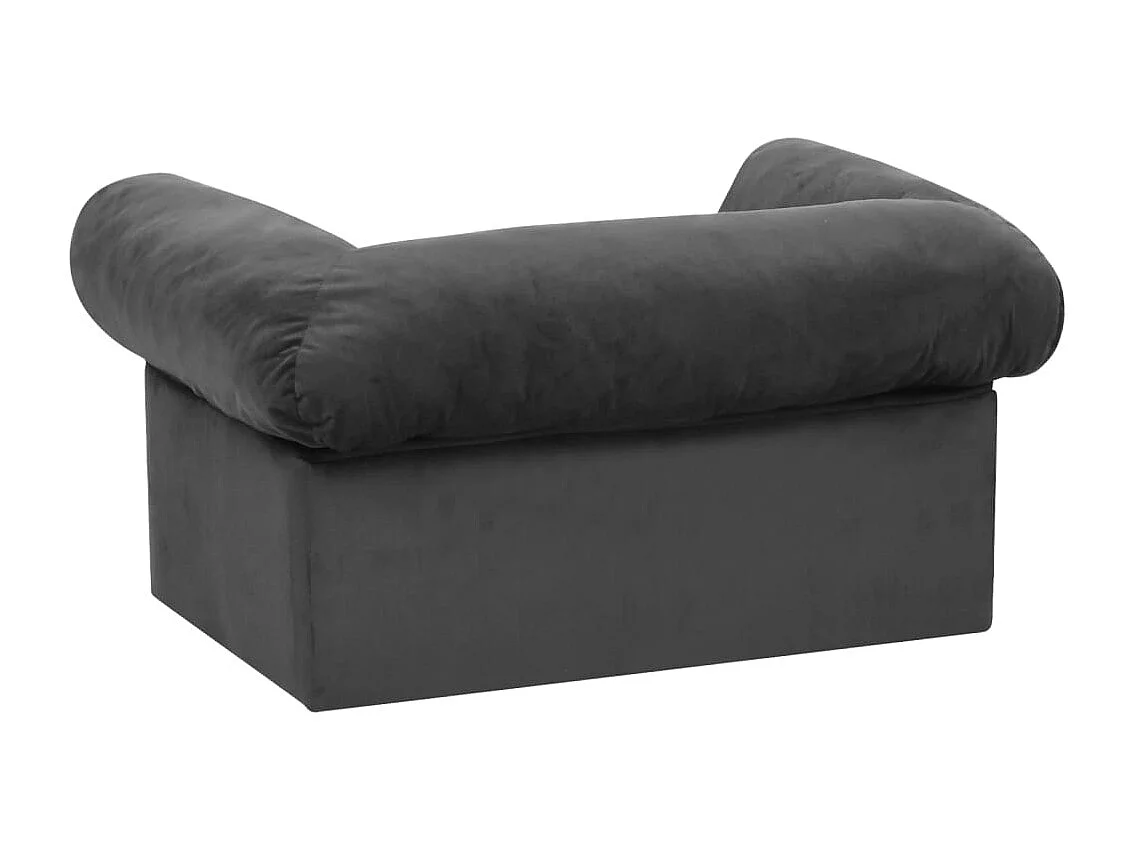 Mjorn  Canapé pour cen avec tiroir Gris foncé 75x50x38 cm Peluche