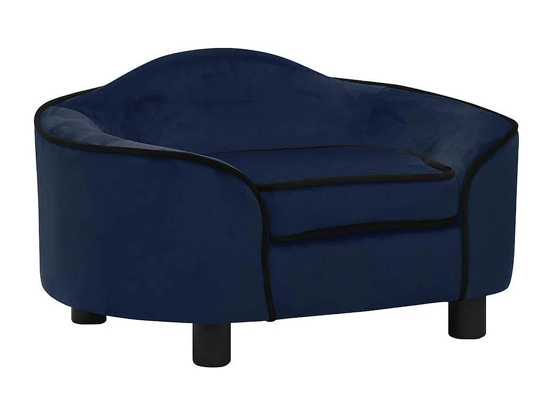Angelika  Canapé pour cen Bleu 67x47x36 cm Peluche