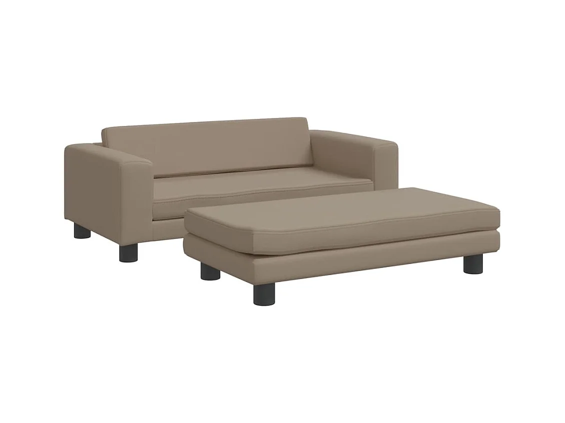 Grace  Lit pour cen avec extension cappuccino 100x50x30cm similicuir