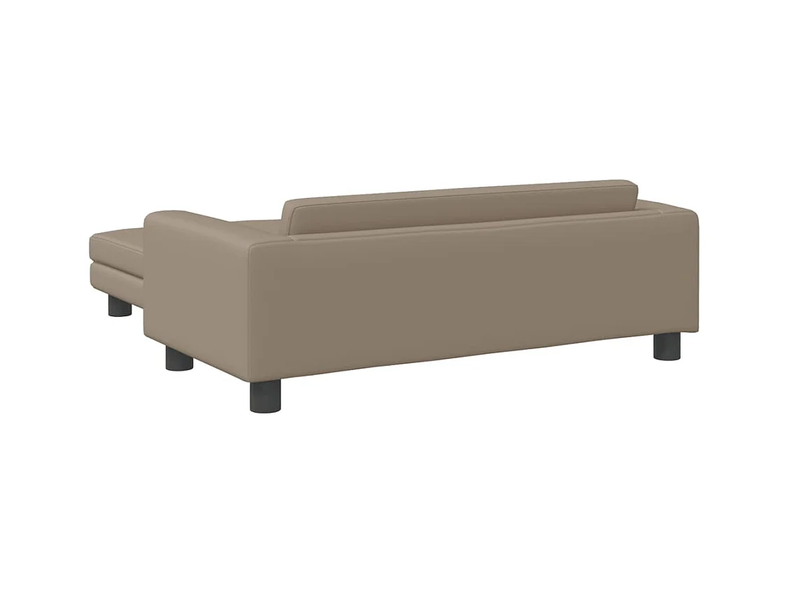 Grace  Lit pour cen avec extension cappuccino 100x50x30cm similicuir