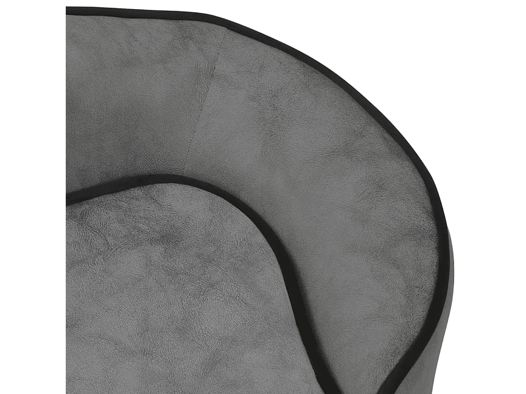 Angelika  Canapé pour cen Gris 67x47x36 cm Peluche