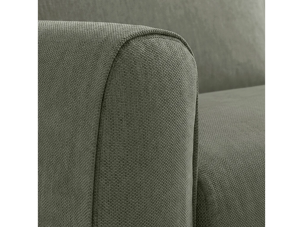 Habitat - Canapé convertible 2 places - Couchage 140 cm - Matelas 16 cm - Tissu Lugano Vert olive - Canberra