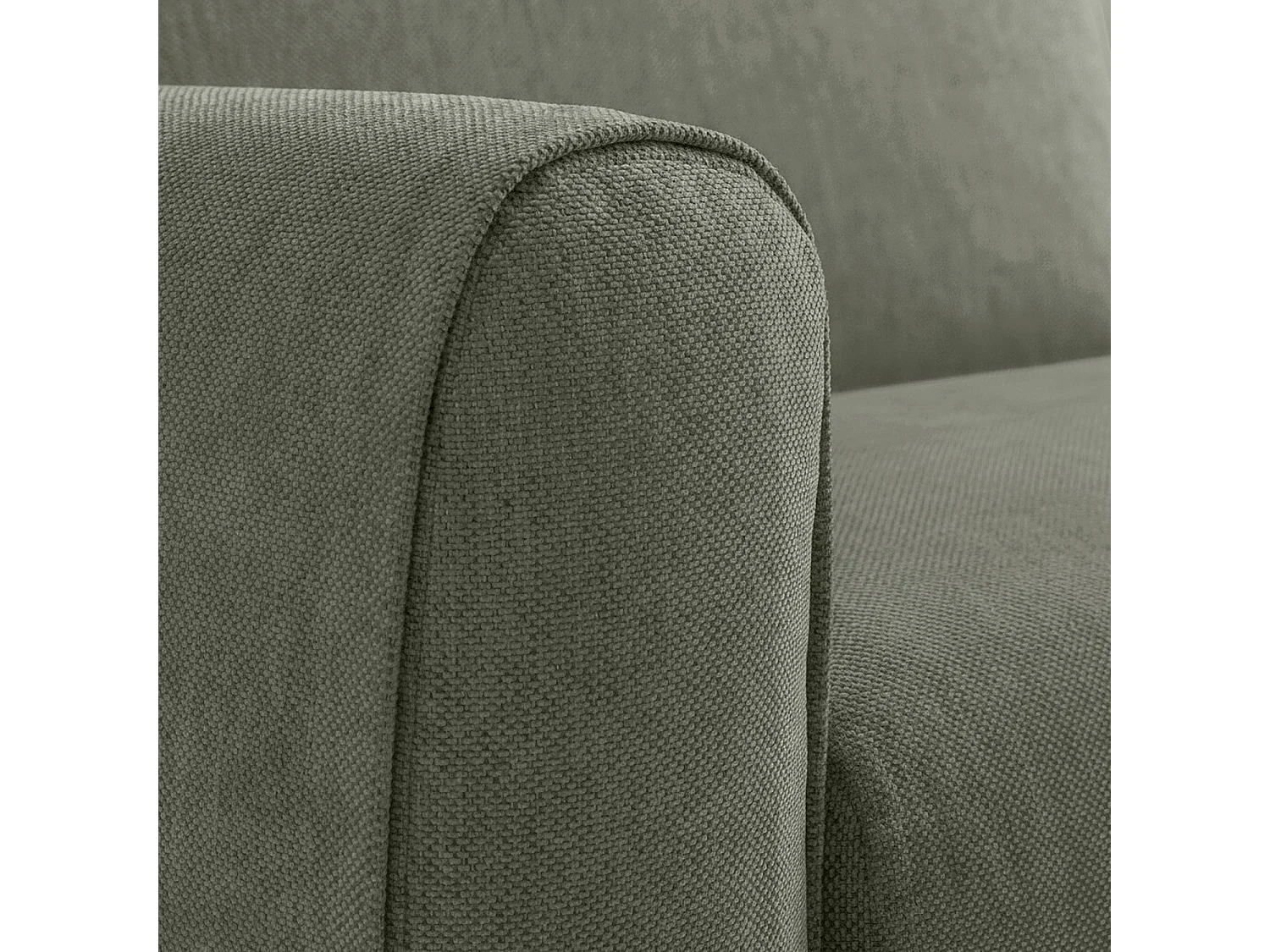 Habitat - Canapé convertible 2 places - Couchage 140 cm - Matelas 16 cm - Tissu Lugano Vert olive - Canberra