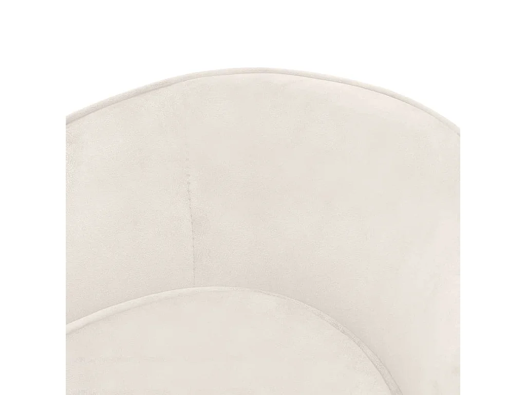 Oriana  Canapé pour cen Crème 69x49x40 cm Peluche