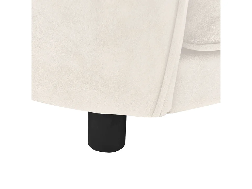 Oriana  Canapé pour cen Crème 69x49x40 cm Peluche