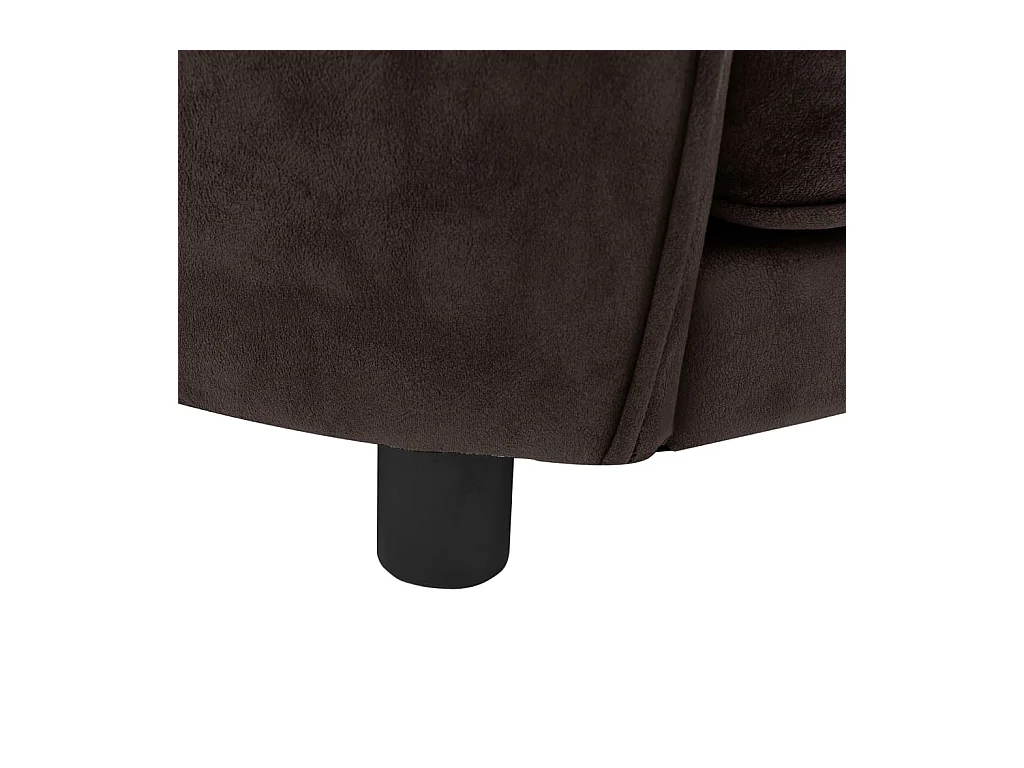 Oriana  Canapé pour cen Marron 69x49x40 cm Peluche