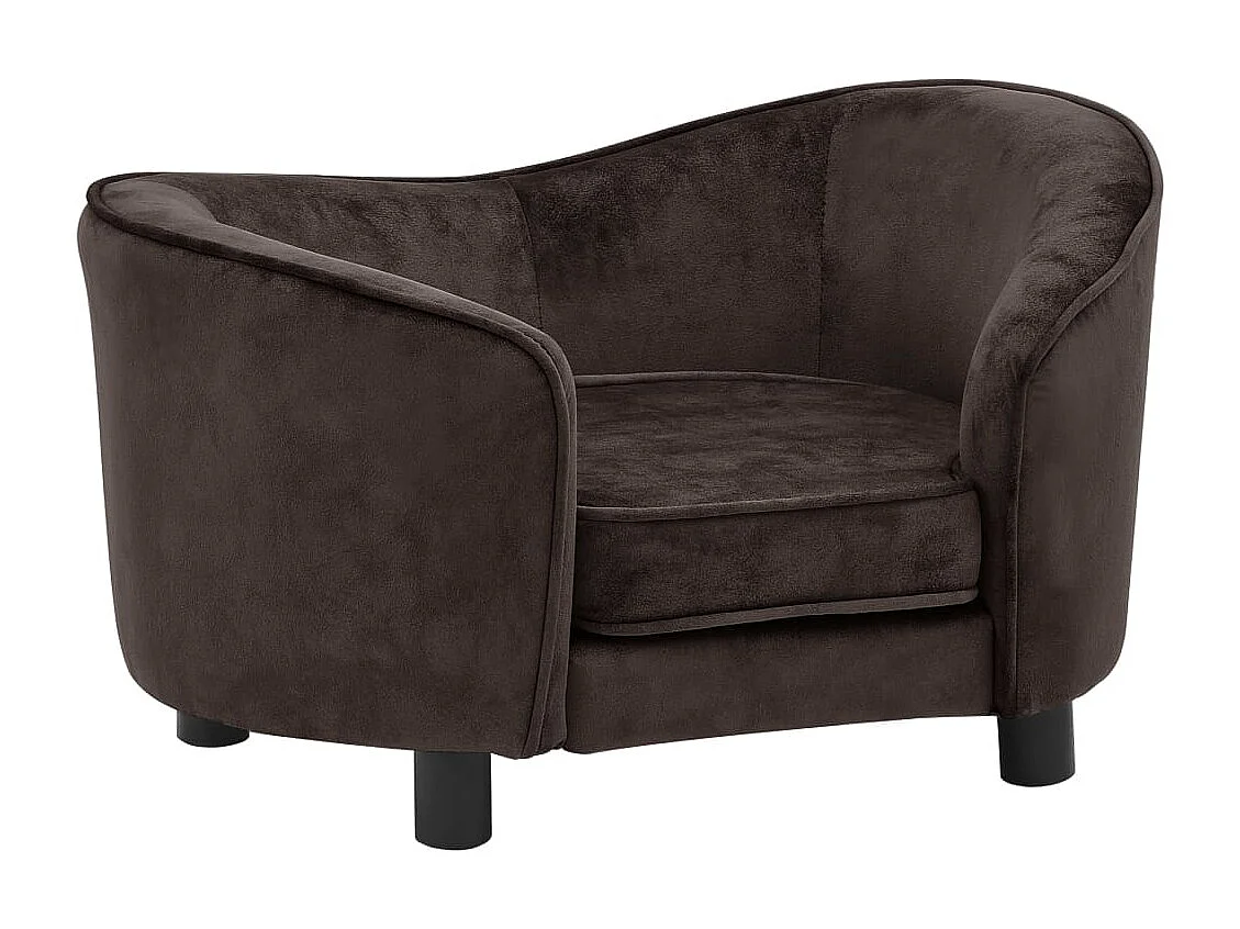 Oriana  Canapé pour cen Marron 69x49x40 cm Peluche
