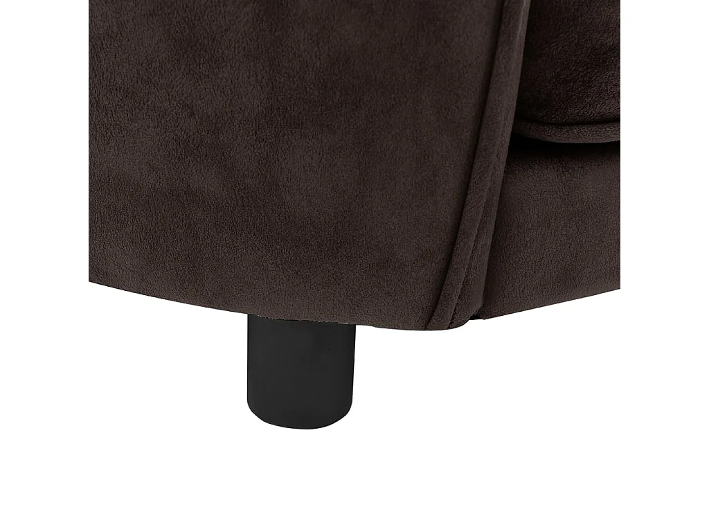 Oriana  Canapé pour cen Marron 69x49x40 cm Peluche