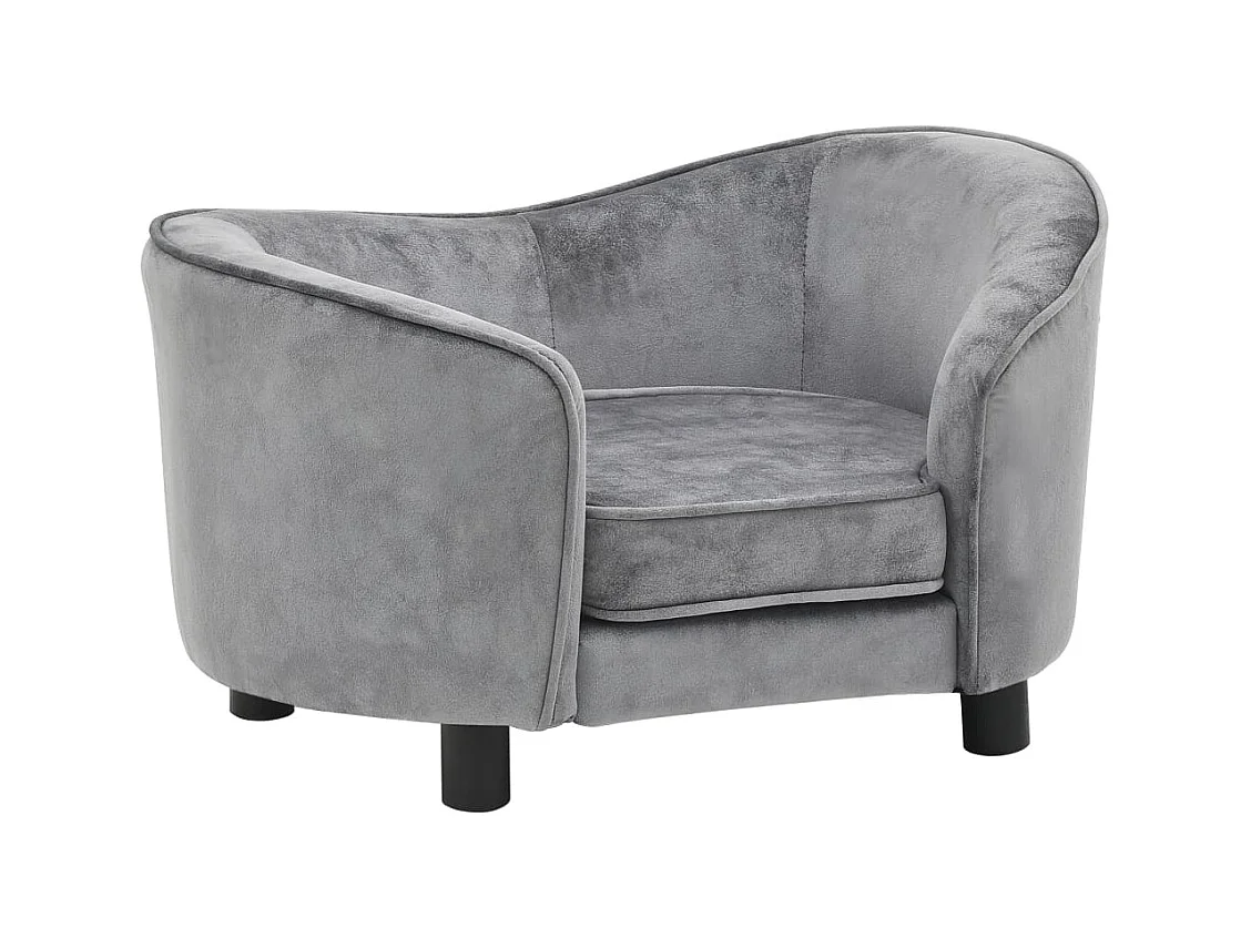 Oriana  Canapé pour cen Gris 69x49x40 cm Peluche