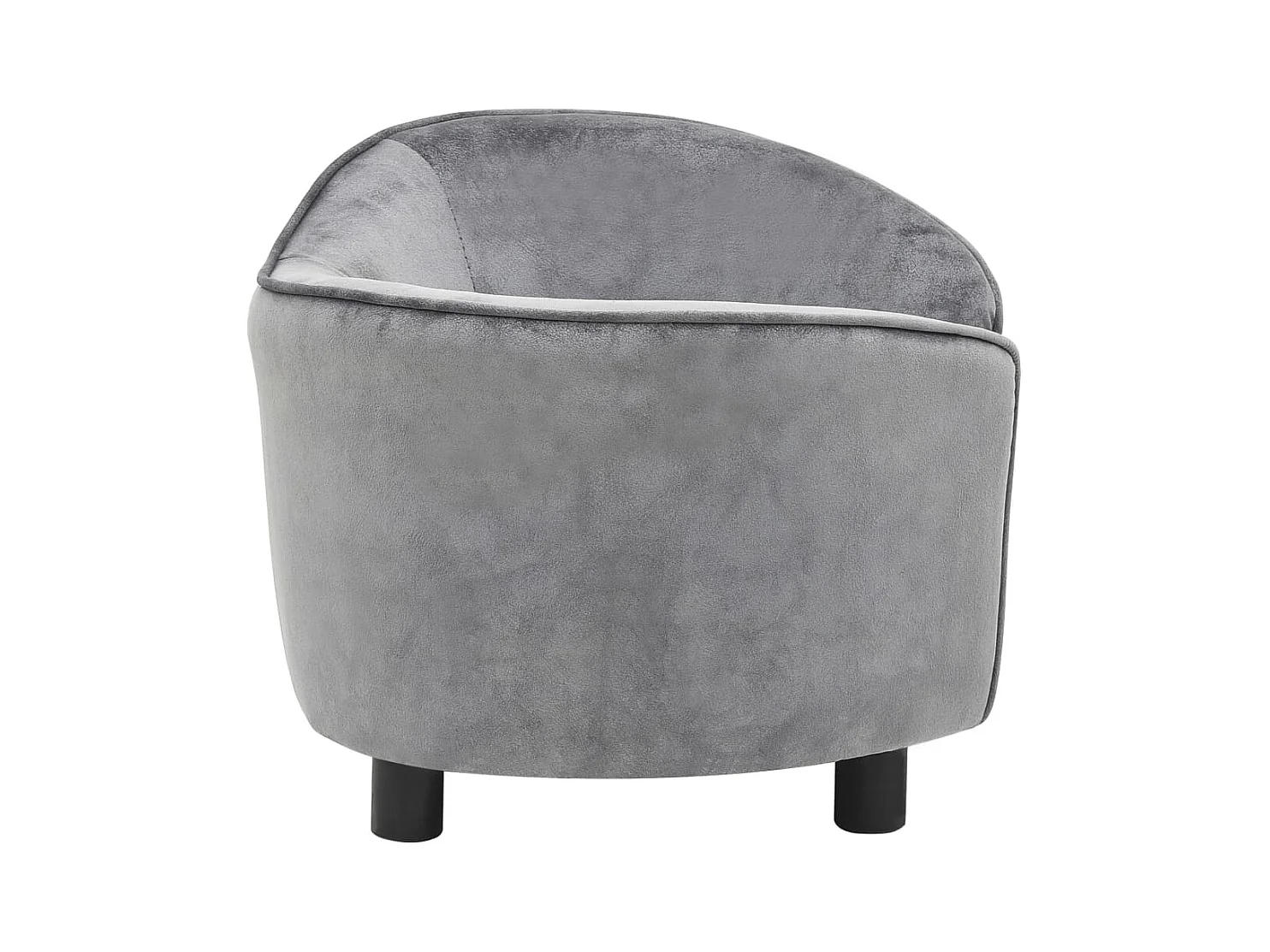 Oriana  Canapé pour cen Gris 69x49x40 cm Peluche