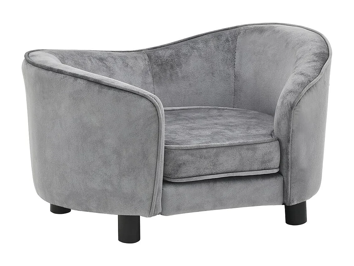 Oriana  Canapé pour cen Gris 69x49x40 cm Peluche