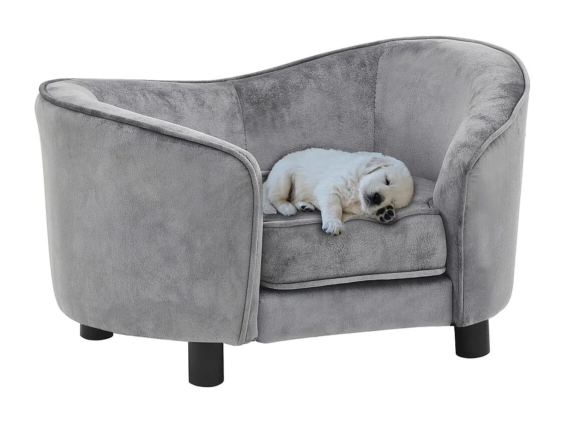 Oriana  Canapé pour cen Gris 69x49x40 cm Peluche