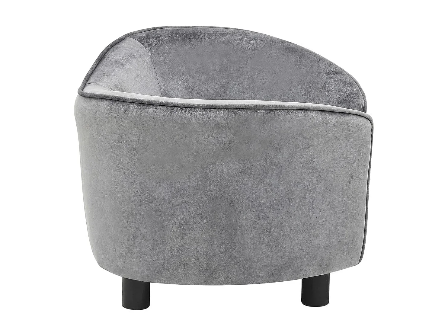 Oriana  Canapé pour cen Gris 69x49x40 cm Peluche