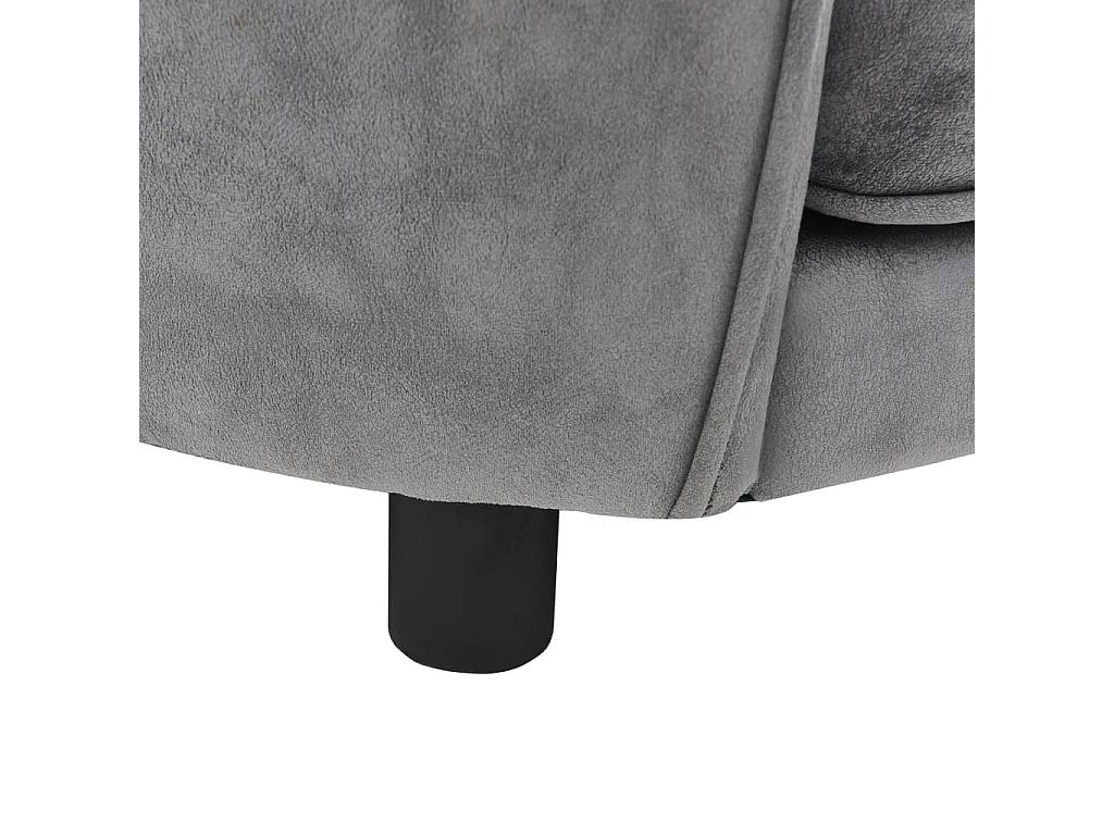 Oriana  Canapé pour cen Gris 69x49x40 cm Peluche