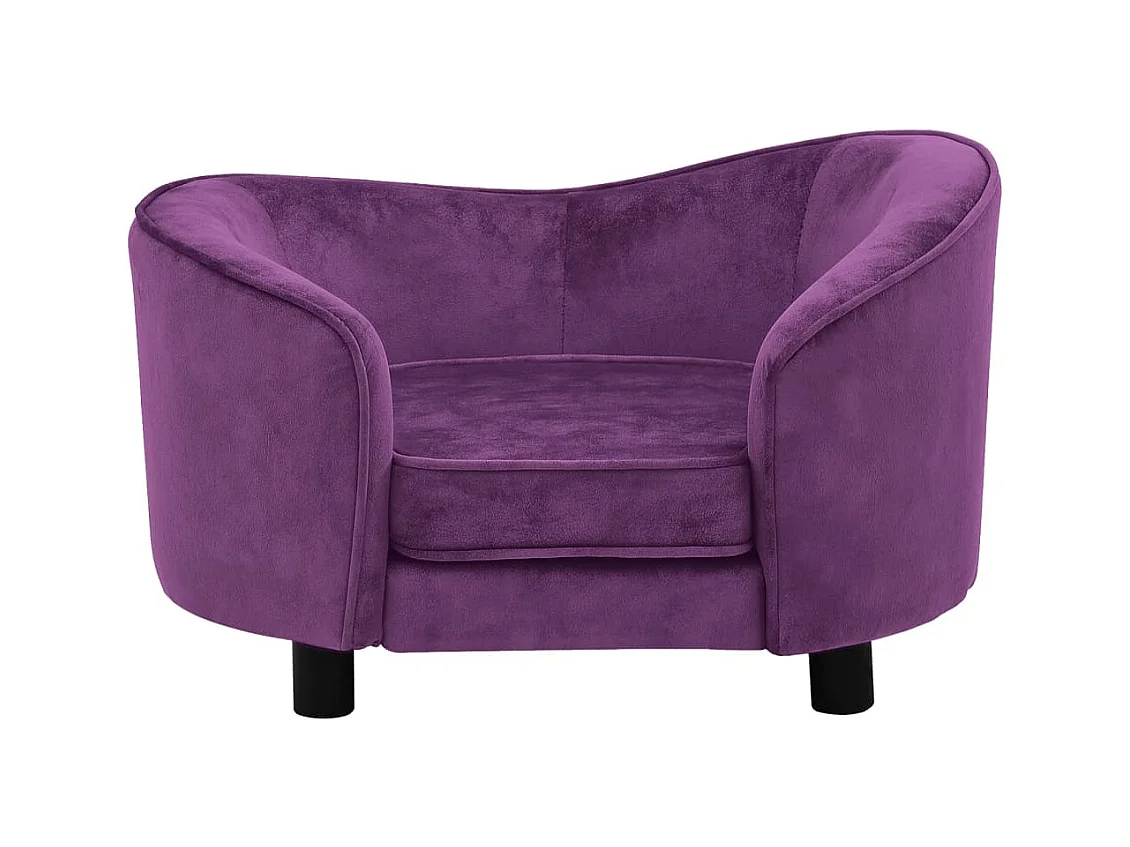 Oriana  Canapé pour cen Bordeaux 69x49x40 cm Peluche