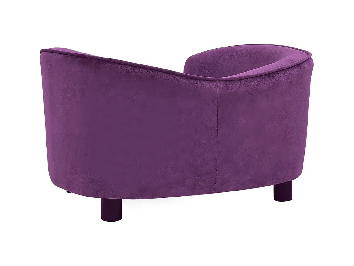 Oriana  Canapé pour cen Bordeaux 69x49x40 cm Peluche