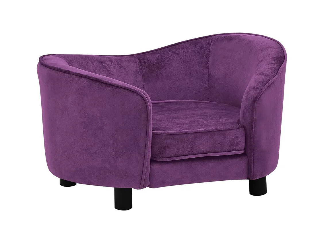 Oriana  Canapé pour cen Bordeaux 69x49x40 cm Peluche