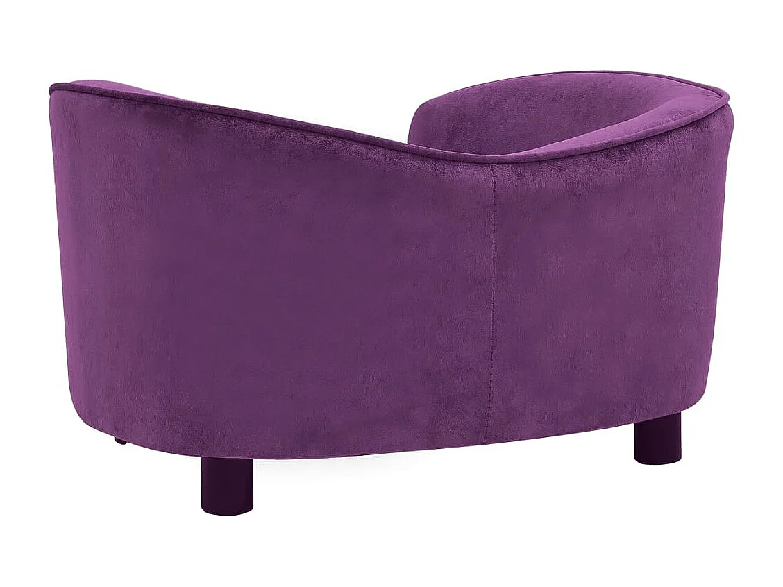 Oriana  Canapé pour cen Bordeaux 69x49x40 cm Peluche