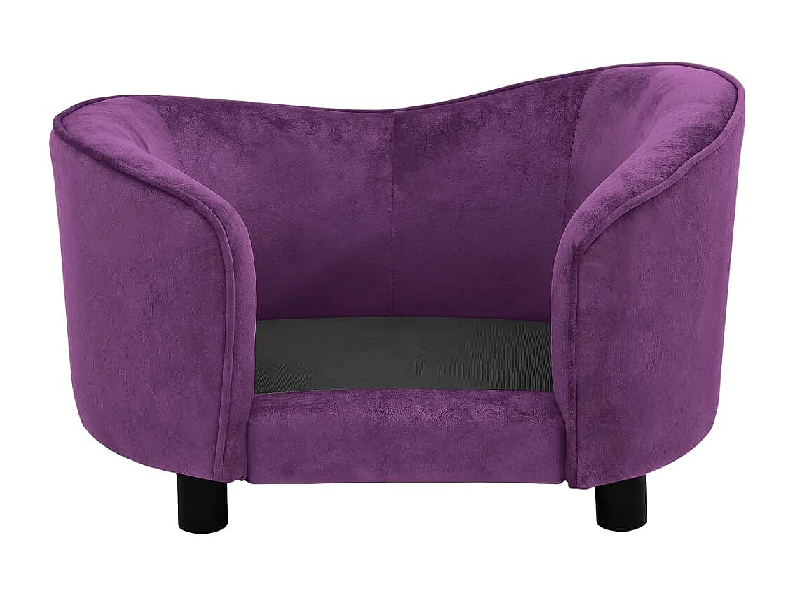 Oriana  Canapé pour cen Bordeaux 69x49x40 cm Peluche