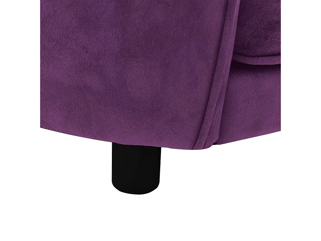 Oriana  Canapé pour cen Bordeaux 69x49x40 cm Peluche