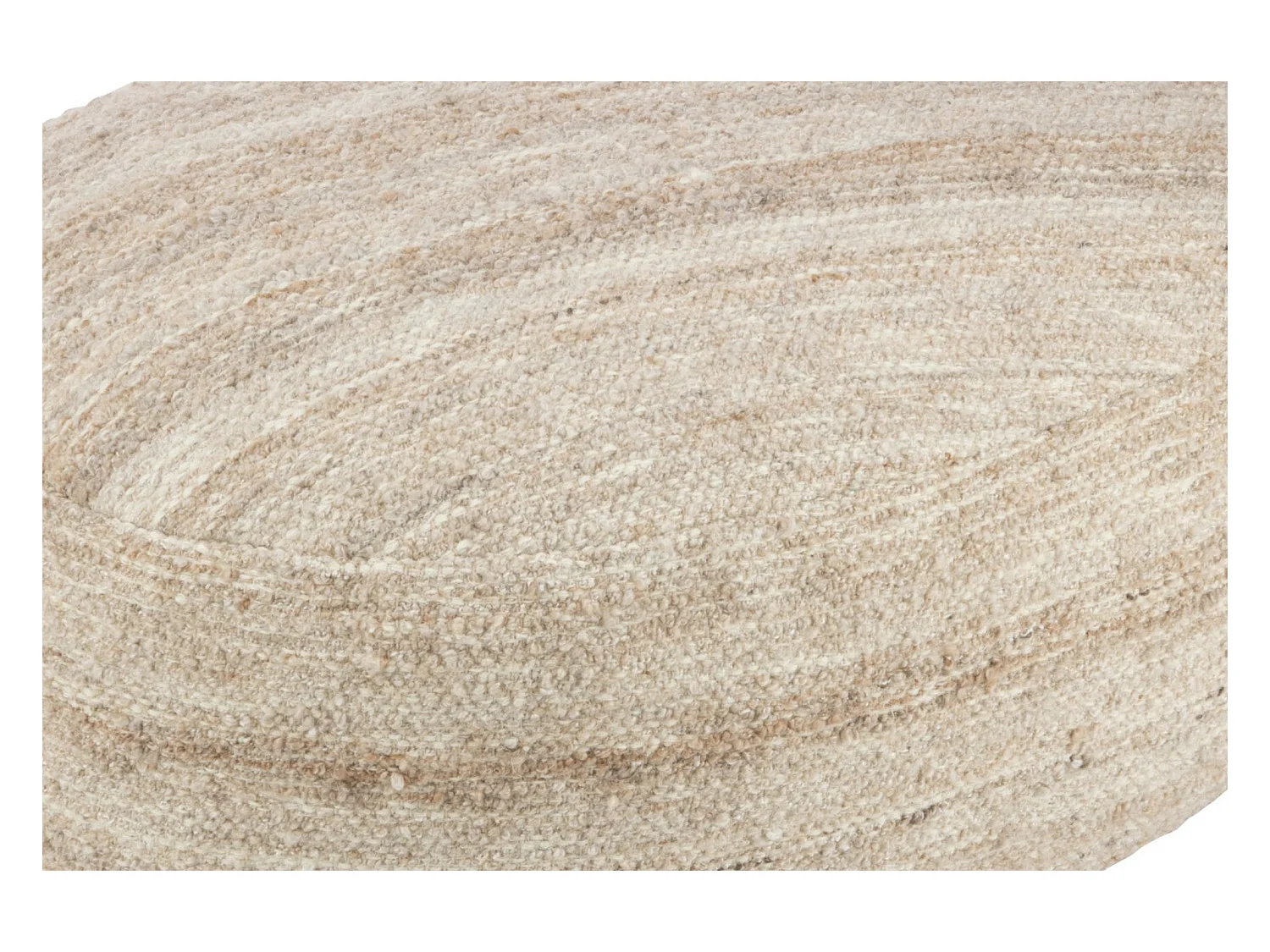 Pouf Design Pierre "Bali" 90cm Beige