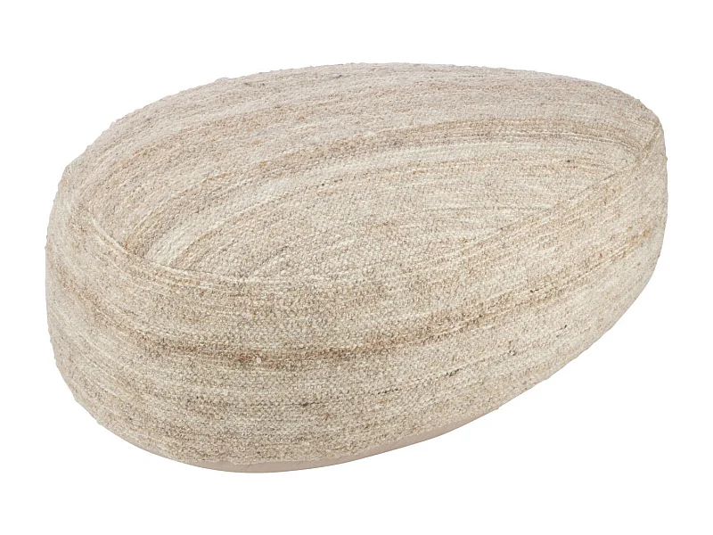 Pouf Design Pierre "Bali" 90cm Beige