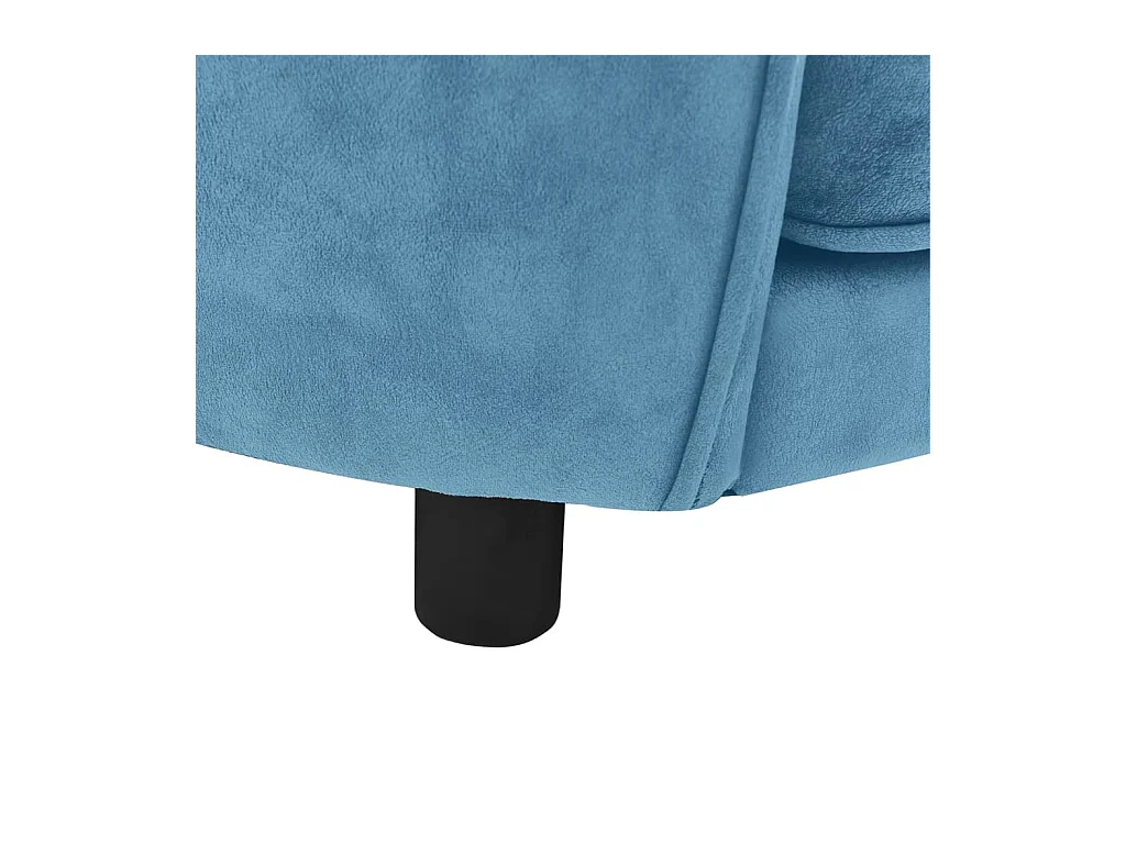Oriana  Canapé pour cen Turquoise 69x49x40 cm Peluche