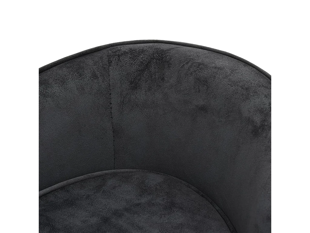 Oriana  Canapé pour cen Gris foncé 69x49x40 cm Peluche