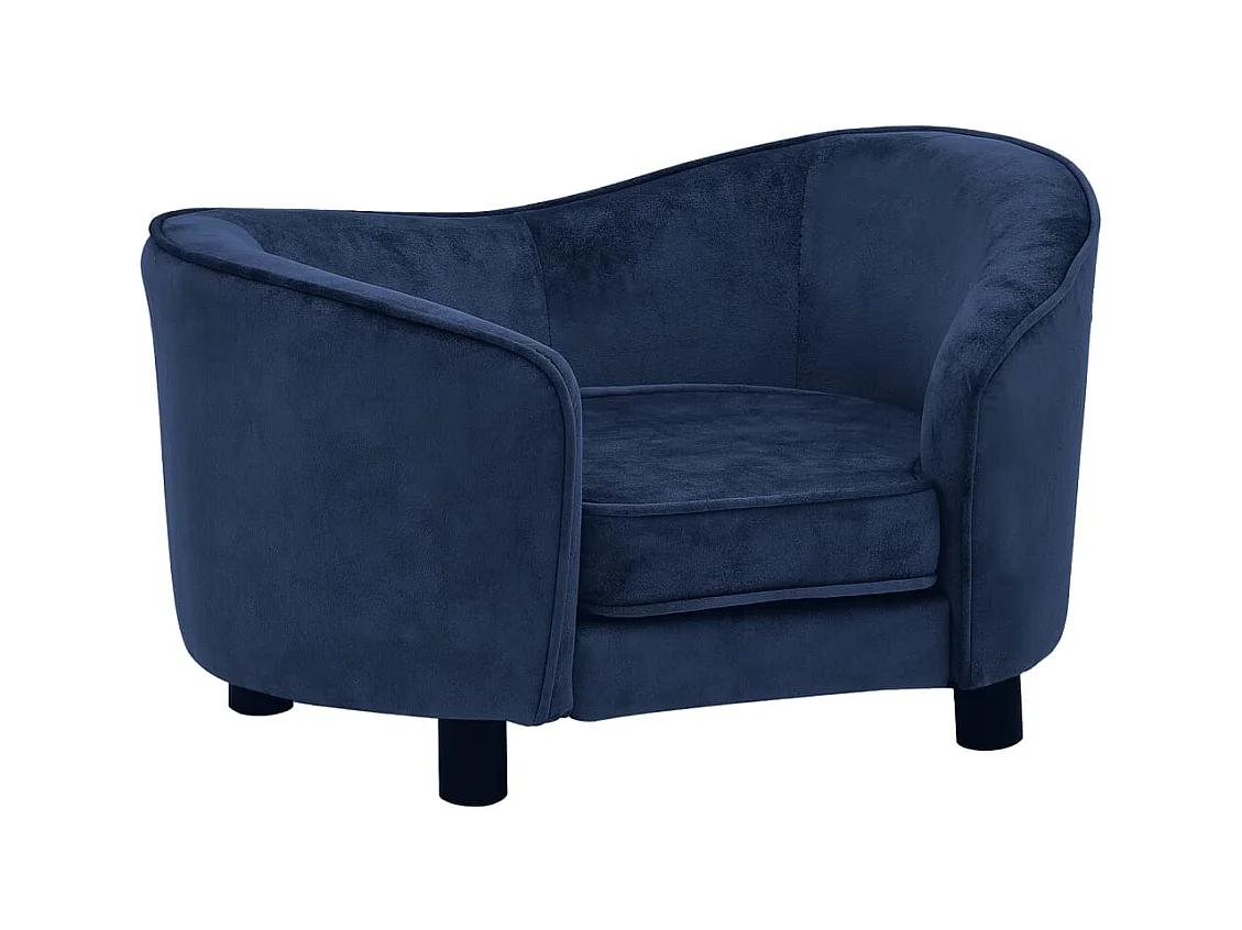 Oriana  Canapé pour cen Bleu 69x49x40 cm Peluche