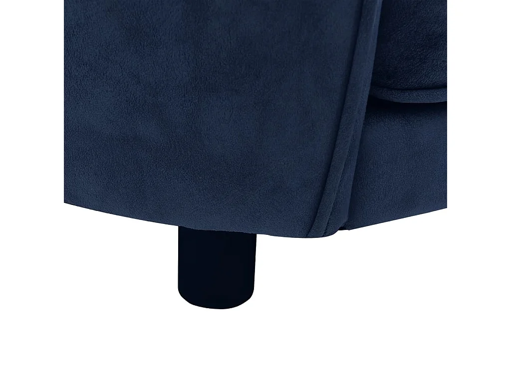 Oriana  Canapé pour cen Bleu 69x49x40 cm Peluche