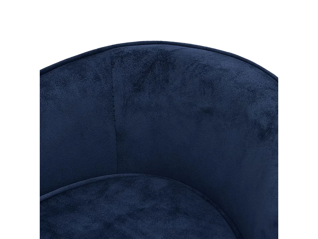 Oriana  Canapé pour cen Bleu 69x49x40 cm Peluche