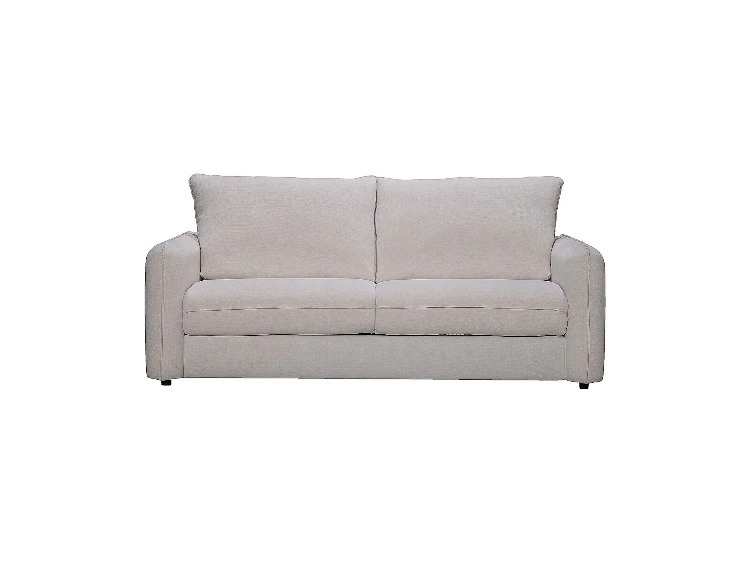 Habitat - Canapé convertible 2 places - Couchage 140 cm - Matelas 13 cm - Tissu Norcia - Écru - Oslo