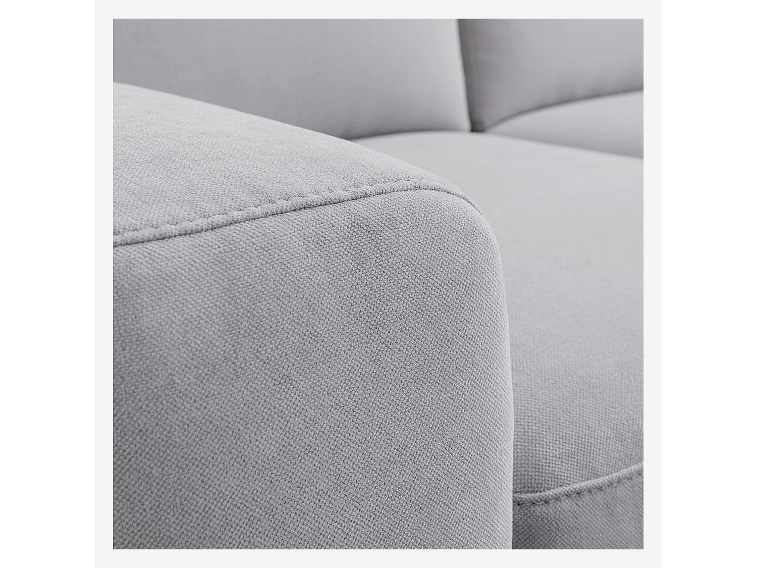 Habitat - Canapé convertible 3 places - Couchage 160 cm - Matelas 16 cm - Tissu Atrani Gris - Faro