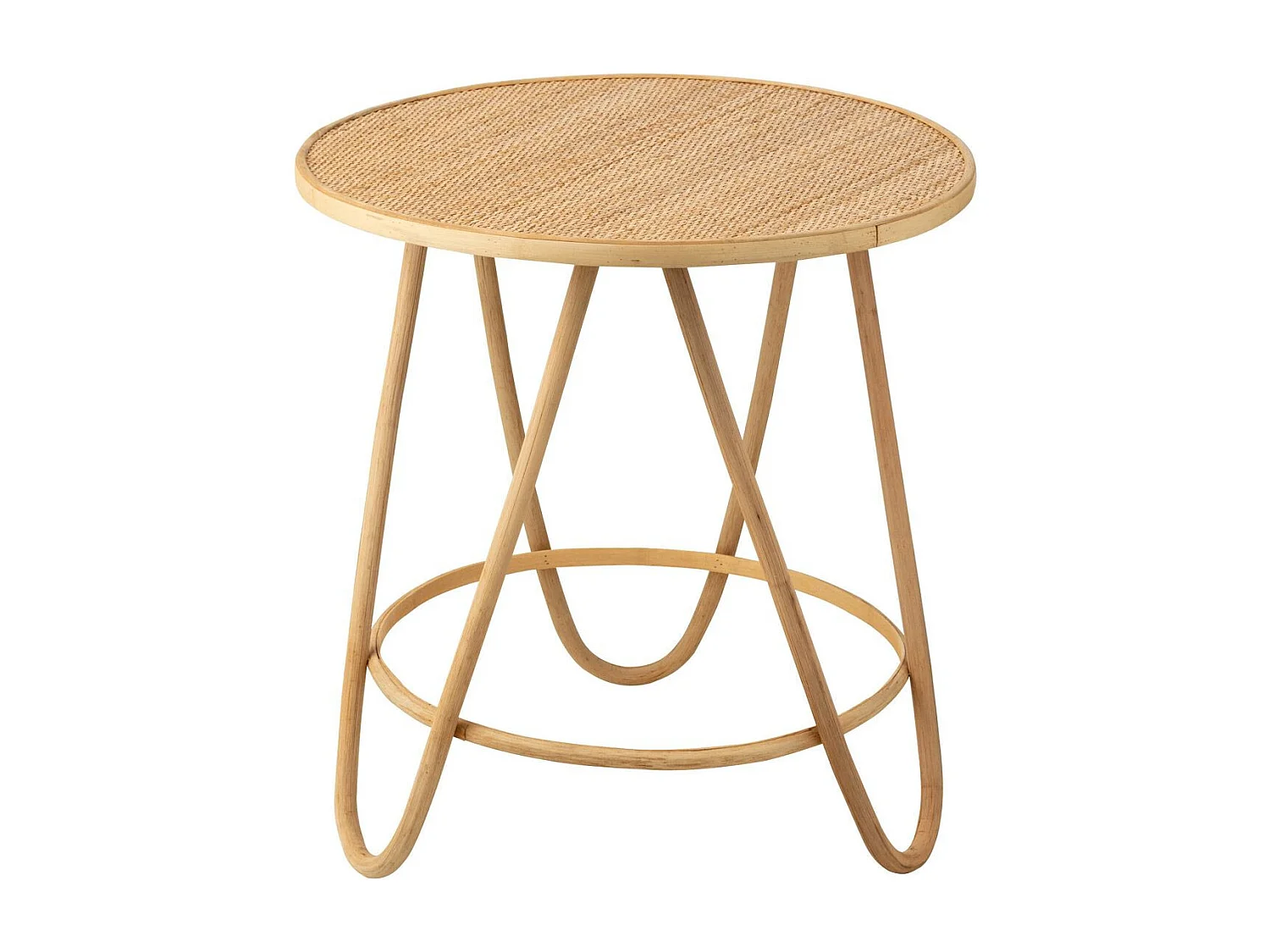 Table Basse en Rotin "Balia" 60cm Naturel