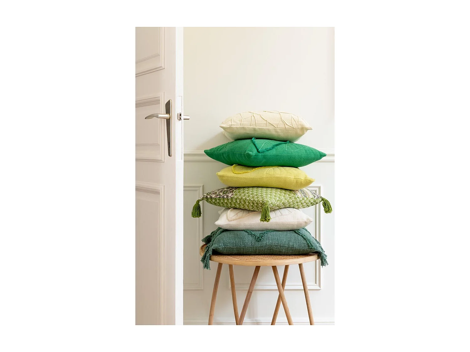 Table Basse en Rotin "Balia" 60cm Naturel