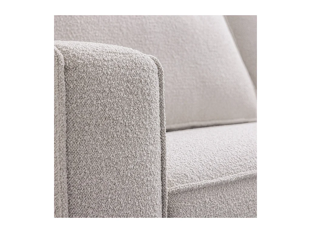 Habitat - Canapé convertible 2 places - Couchage 140 cm - Matelas 13 cm - Tissu Tolfa Crème - Vienne