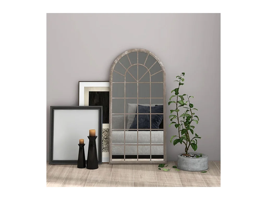 Miroir Sable 90x45 cm Fer pour utilisation à l intérieur