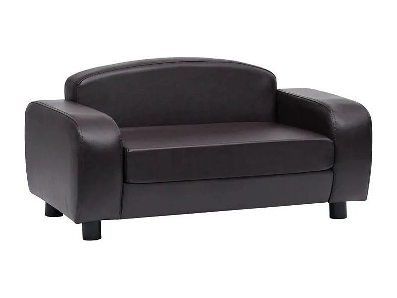 Dalin  Canapé pour cen Marron 80x50x40 cm Similicuir