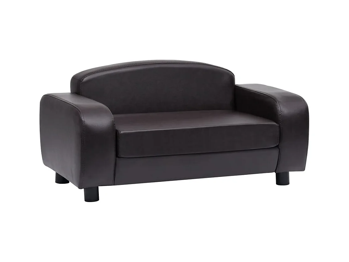 Dalin  Canapé pour cen Marron 80x50x40 cm Similicuir