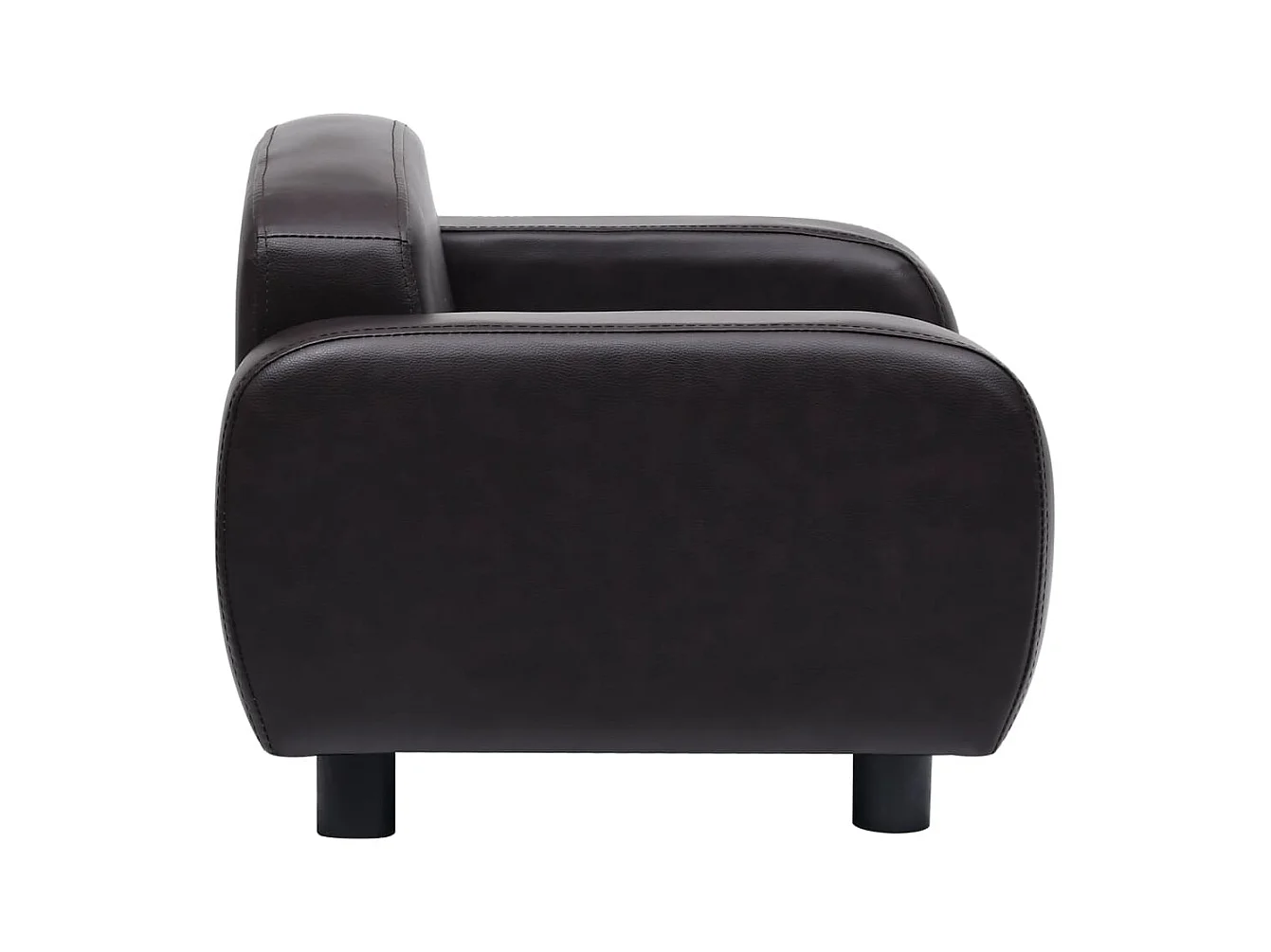 Dalin  Canapé pour cen Marron 80x50x40 cm Similicuir